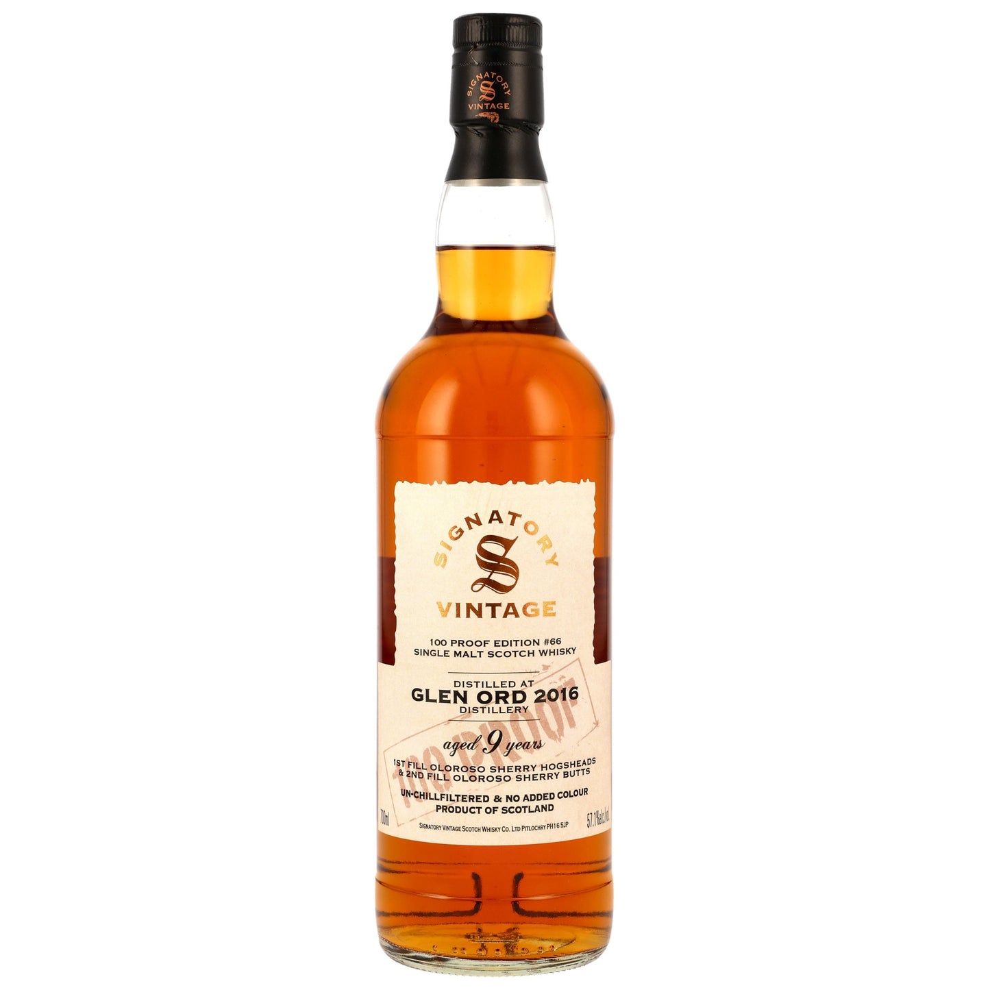 Glen Ord 2016/2025 - 9 y.o. - Signatory 100 PROOF Edition #66