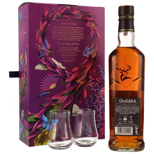Glenfiddich 15y + 2 Gläser