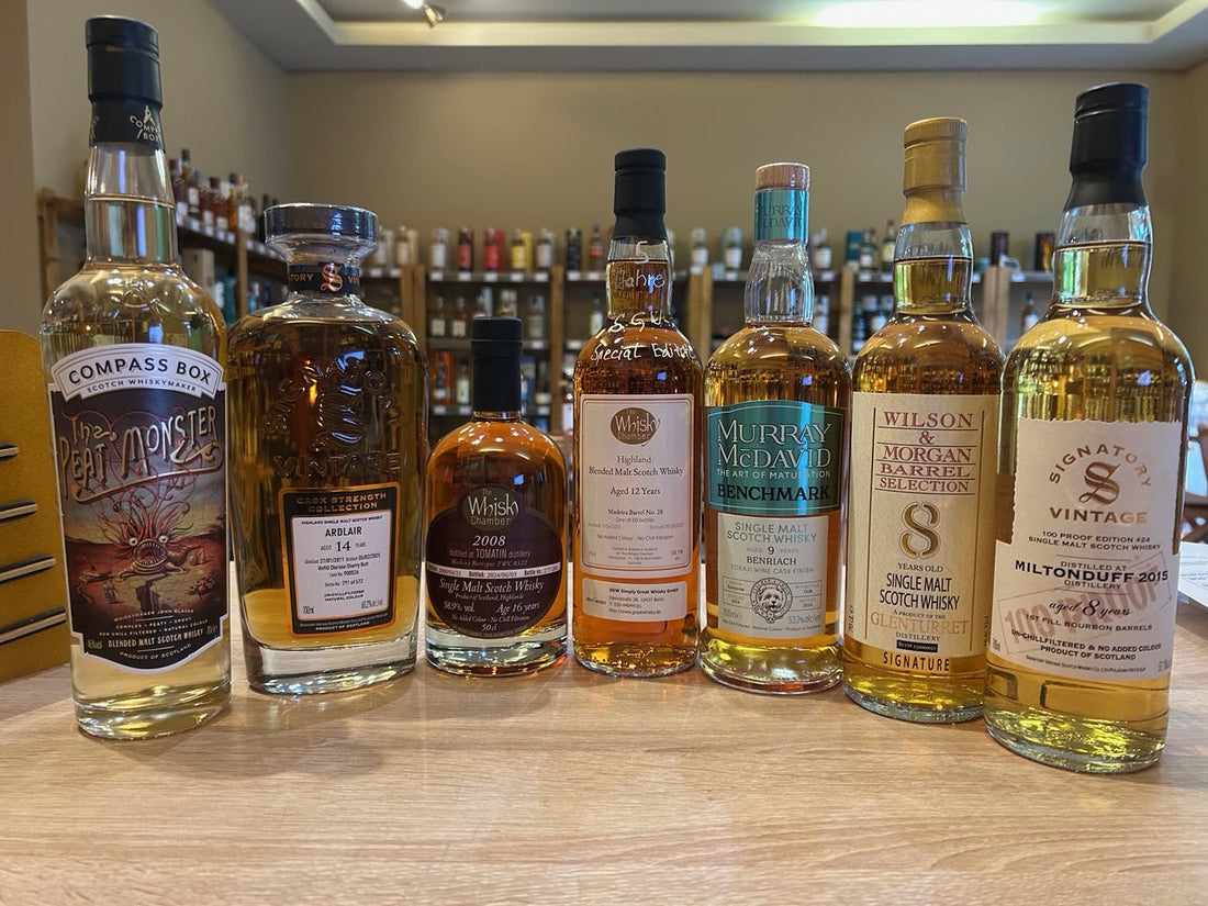 Whisky Einsteiger Flaschen