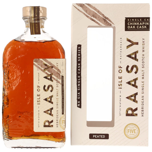 Isle of Raasay- 5 a.o. - Single Malt Whisky - Single Cask #19/69 Roble Chinquapin Ahumado
