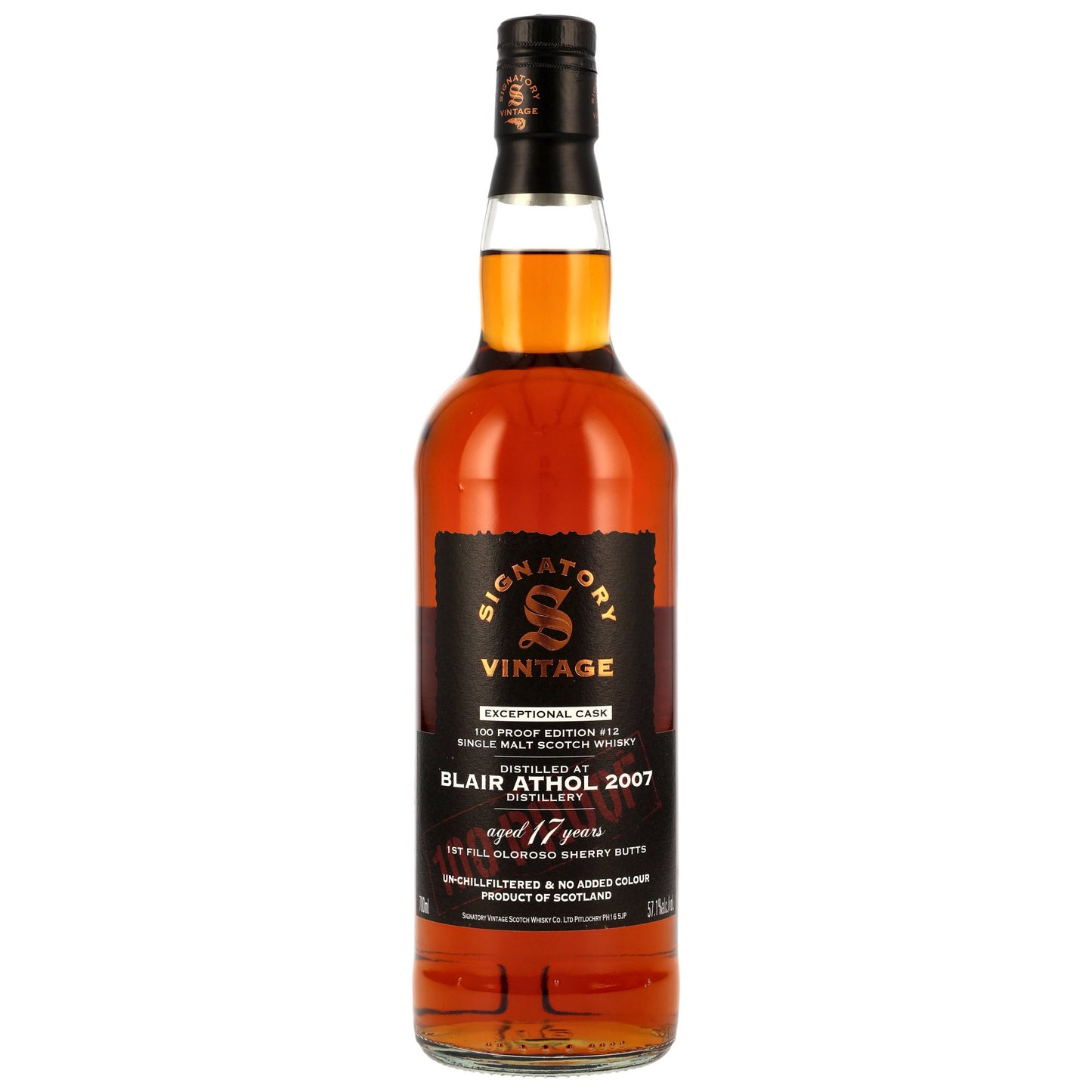 Blair Athol 17 años 100 Proof Edición Excepcional