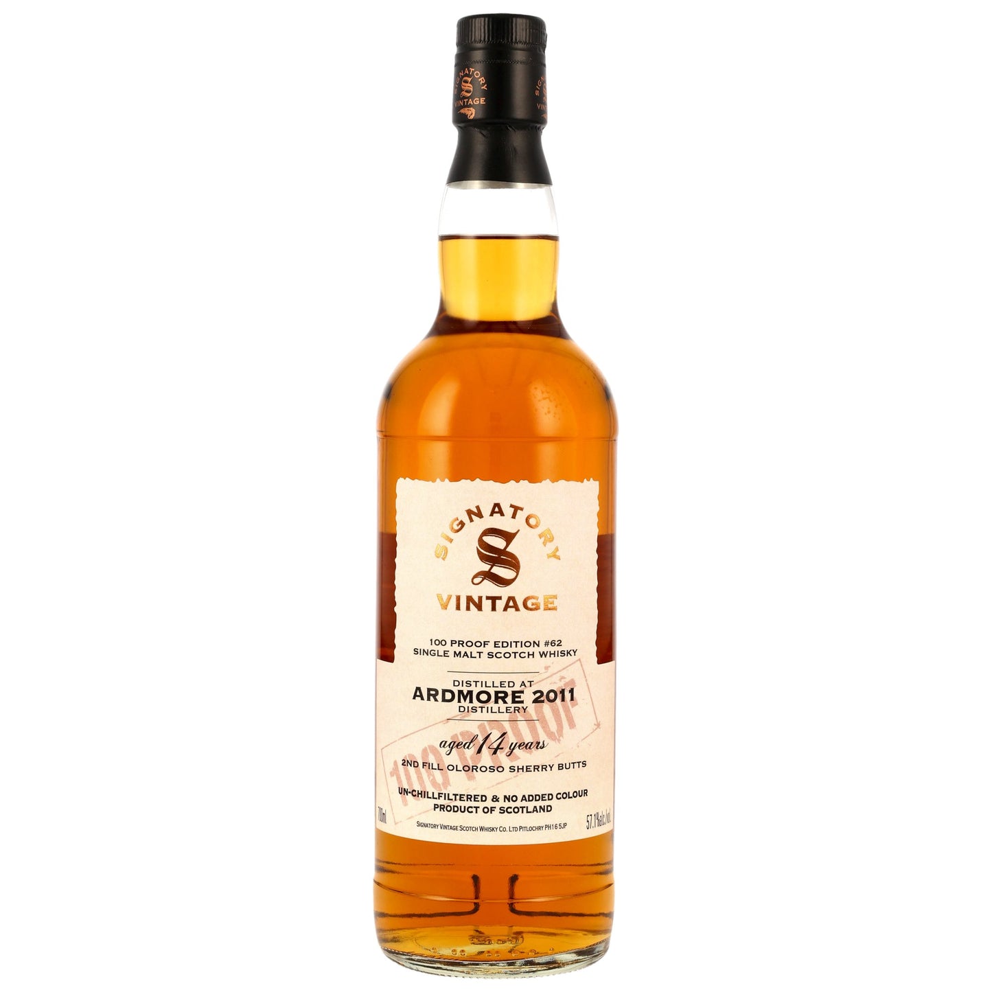 Ardmore 2011/2025 - 14 y.o. - Signatory 100 PROOF Edition #62