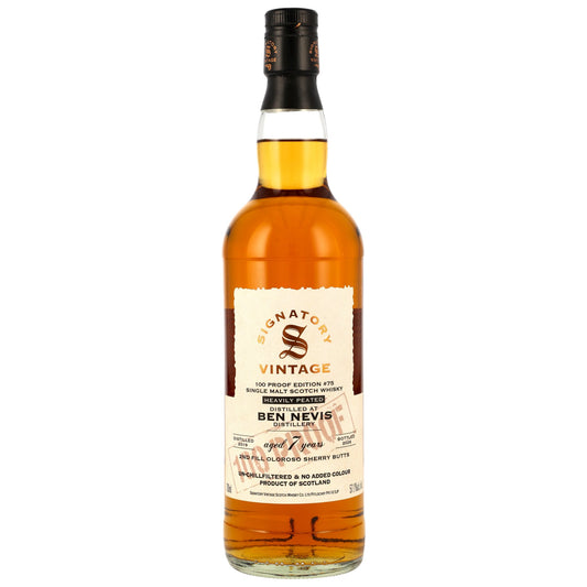 Ben Nevis 2019/2026 - 7 y.o. - Signatory 100 PROOF Edition #75