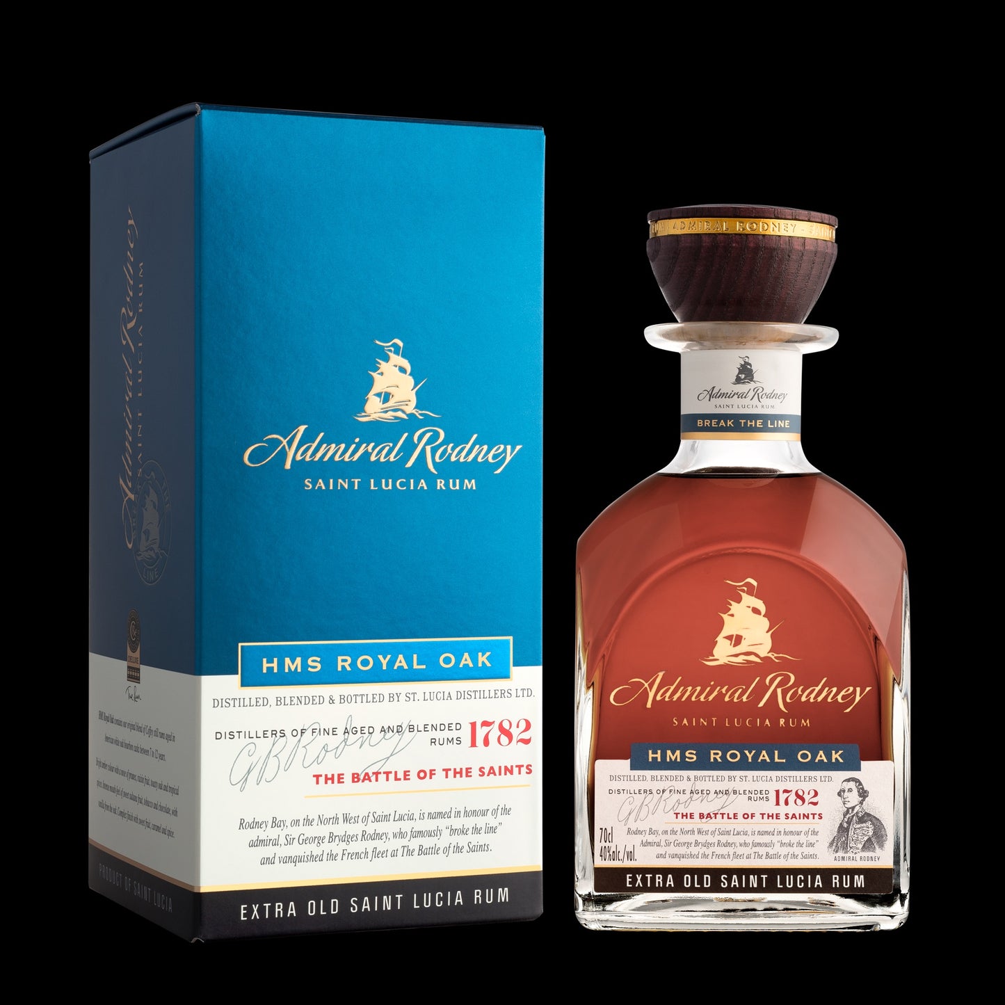 ADMIRAL RODNEY - RUM - HMS ROYAL OAK