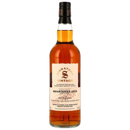Benrinnes 2012/2025 - 13 yo - Signatory 100 PROOF