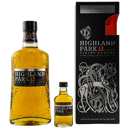Highland Park 12 yo Viking Honor + HighlandPark 18y mini