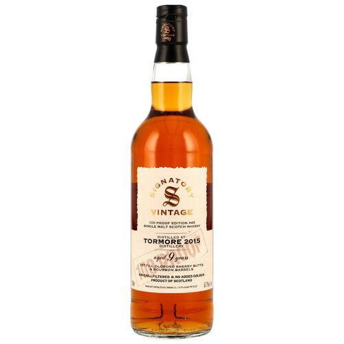 Tormore 2015/2025 9y Signatory 100 Proof